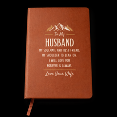 My Soulmate and Best Friend - Leather Journal