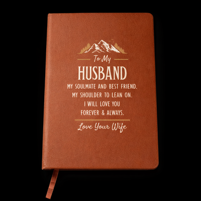 My Soulmate and Best Friend - Leather Journal