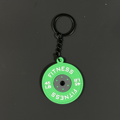Mini Barbell Keychain