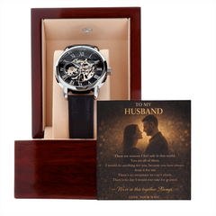 To My Husband — With You, Time Feels Right