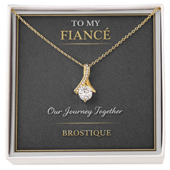 To My Fiancé – Our Journey Together Necklace