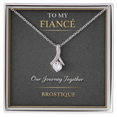 To My Fiancé – Our Journey Together Necklace