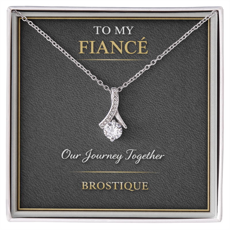 To My Fiancé – Our Journey Together Necklace