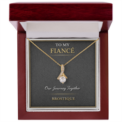 To My Fiancé – Our Journey Together Necklace