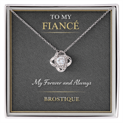 To My Fiancé – My Forever and Always Necklace