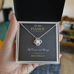 To My Fiancé – My Forever and Always Necklace
