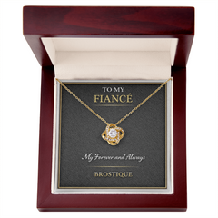 To My Fiancé – My Forever and Always Necklace