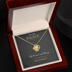 To My Fiancé – My Forever and Always Necklace