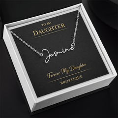 To My Daughter – Forever My Daughter Necklace