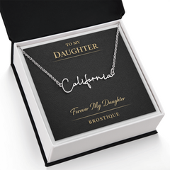 To My Daughter – Forever My Daughter Necklace