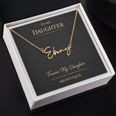 To My Daughter – Forever My Daughter Necklace