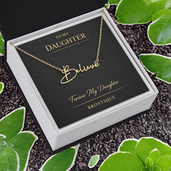 To My Daughter – Forever My Daughter Necklace