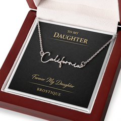 To My Daughter – Forever My Daughter Necklace