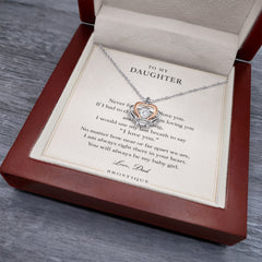 To My Daughter – Forever In My Heart Necklace | Gift From Dad