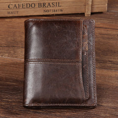 Vintage Leather Wallet for Him