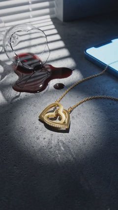 Interlocking Hearts Necklace